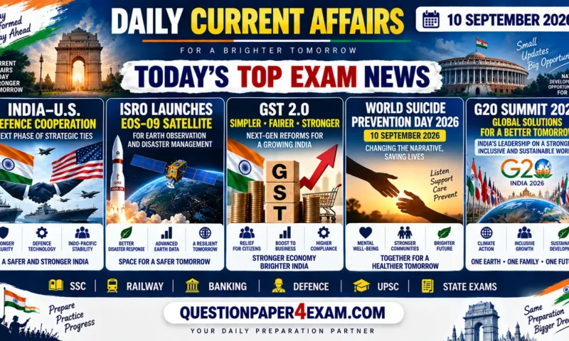 Daily Current Affairs 10 September 2026