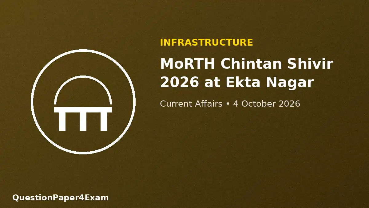 daily current affairs 4 october 2026 – highway planning graphic