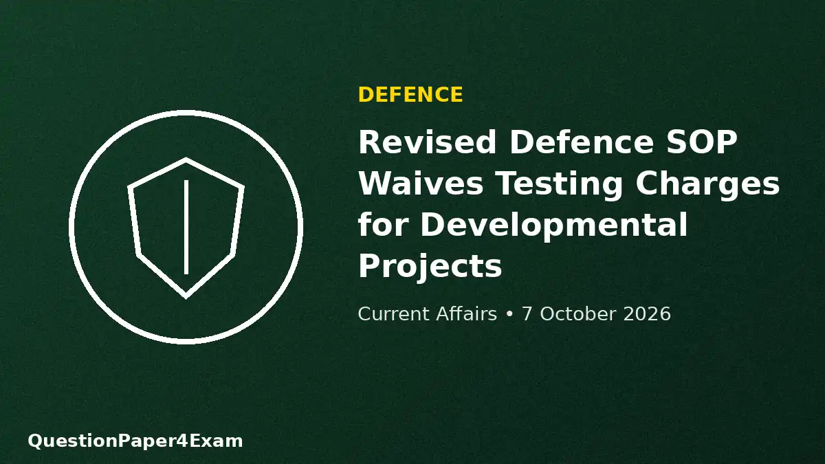 daily current affairs 7 october 2026 – defence innovation graphic